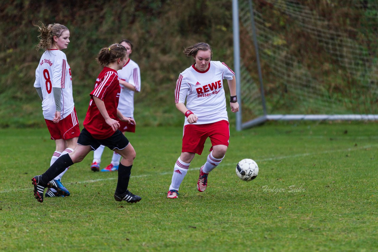 Bild 57 - B-Juniorinnen TuS Tensfeld - TSV Weddelbrook : Ergebnis: 3:1